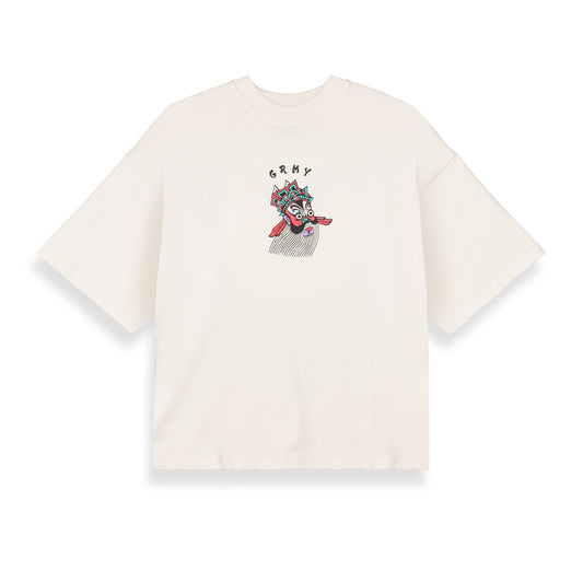 Sampans Boxy Off White T-shirt