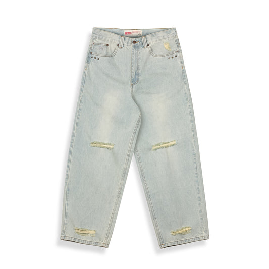 Royal Paw Big Boy Washed Light Blue Denim Pants