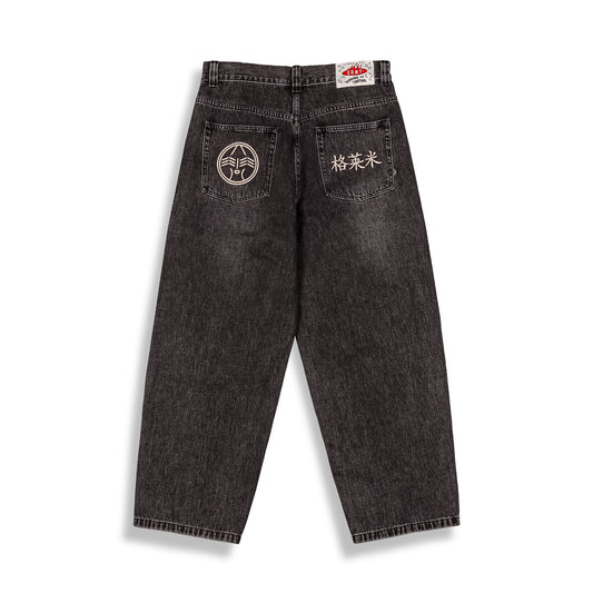 Royal Paw Big Boy Washed Black Denim Pants