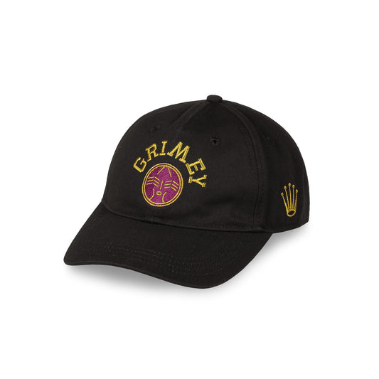 Royal Paw Curved Visor Strapback Black Cap