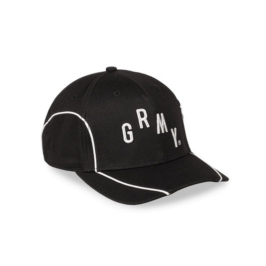 Infamous Curved Visor Snapback Cap Black