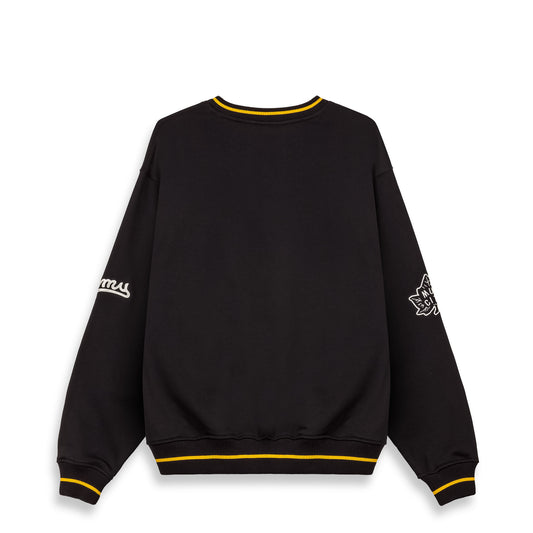 Mud'S The Residence V Neck Black Sweatshirt