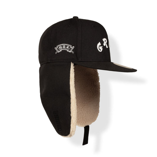 Sampans Trapper Fitted Black Cap