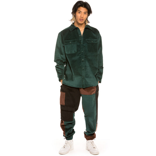 Camisa Grimey "Aged Rum" Corduroy shirt - Green | Winter 21