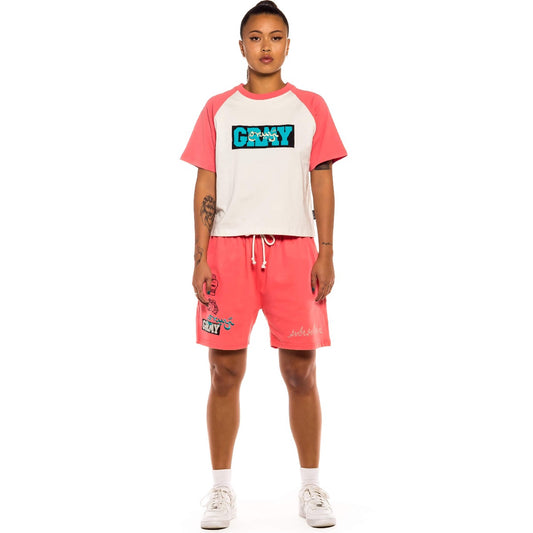 Camiseta Raglan de Chica Grimey "Day Dreamer" - Red| Spring 22