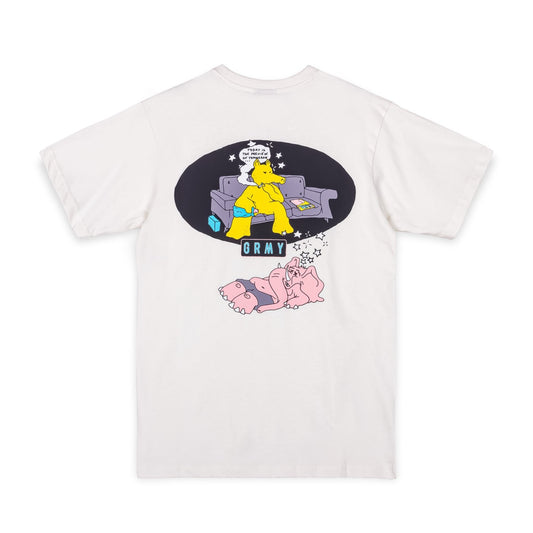 CAMISETA GRIMEY THE BASIC INSTINCT REGULAR - WHITE  | Summer 23