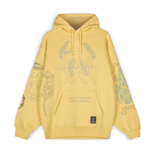 Sudadera Grimey LOST BOYS Hoodie - Yellow | Winter 22