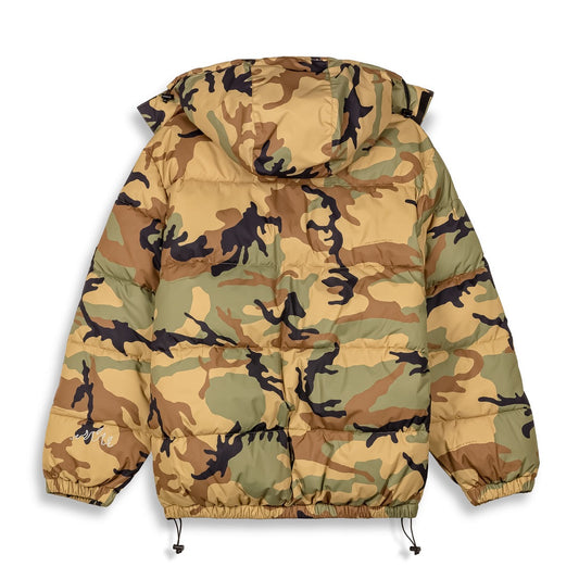 Chaqueta Grimey Puffy Follow The Dollar Brown Camo