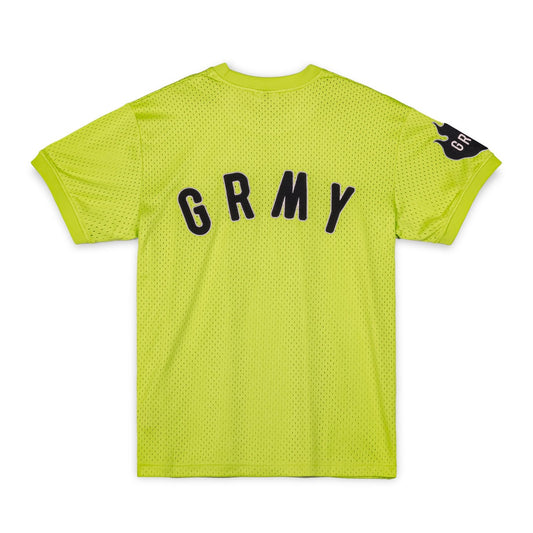 CAMISETA GRIMEY CLOVEN TONGUES MESH - FLUOR LIME  | Summer 23