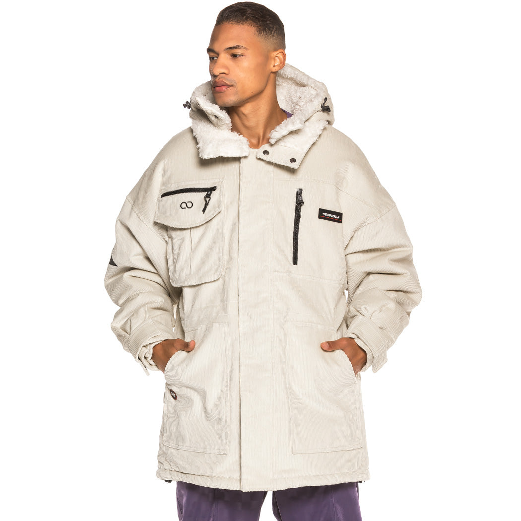 Grimey Sighting in Vostok Parka FW19 White