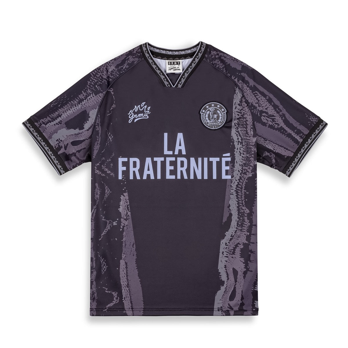 【GRIMEY】LA FRATERNITE SOCCER TEE Grimey La Fraternite Rivaux Soccer Tee Black BLACK