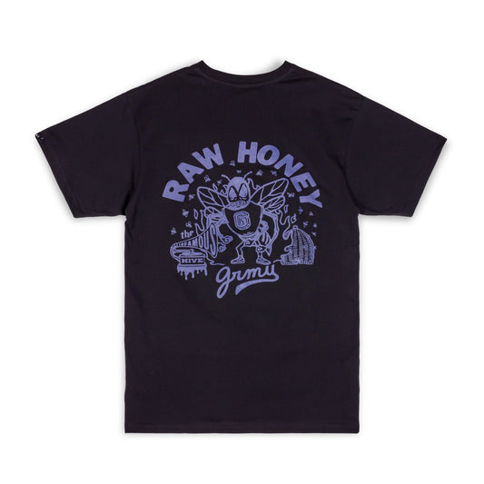 Grimey „HIVE“ Unisex-T-Shirt – Schwarz | Herbst 22