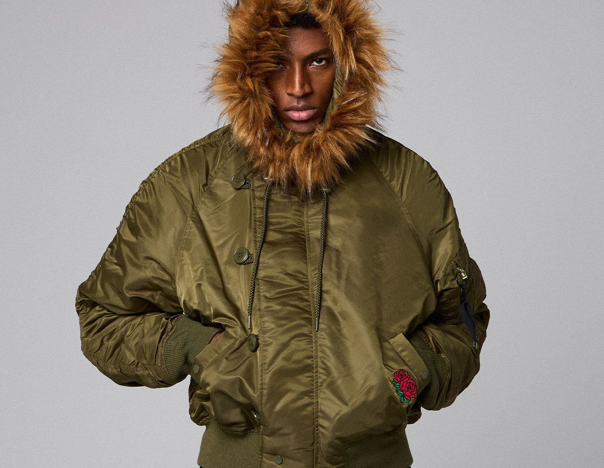 GTJ169-BLK Chaqueta Grimey X GZUZ TJ FW20 Black