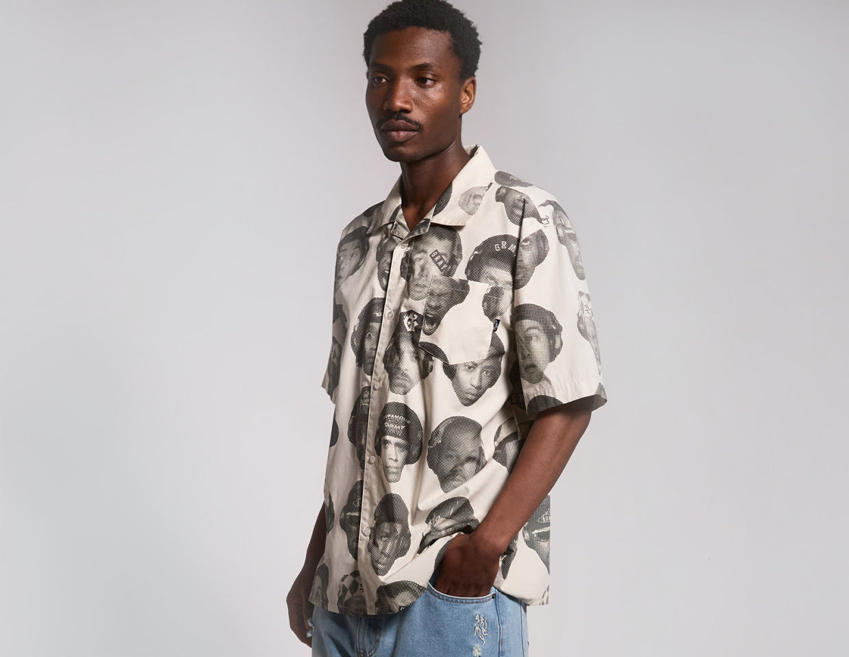 Grimey La Fraternite Soccer Tee Mtc MULTICOLOR