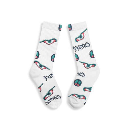 Grimey Frieden in Owht Socken