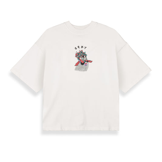 Camiseta Sampans Boxy Off White