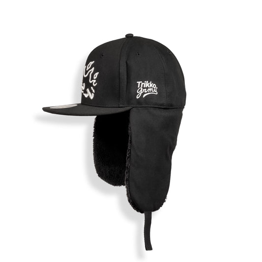 Gorra Trikko X Grimey Trapper Negra