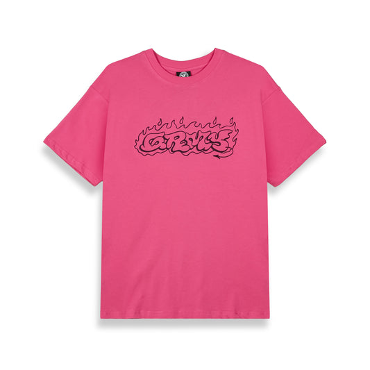 The Shelter Throw Up Fuchsia T-shirt