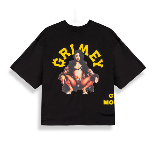 Hol dir das Geld Boxy Schwarze T-Shirt