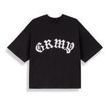 Rise Above Boxy Black T-Shirt