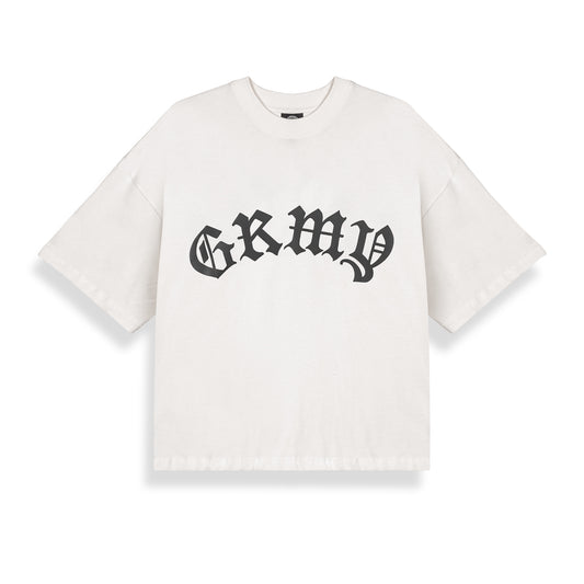 Camiseta Rise Above Boxy Off White