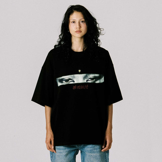 Camiseta Hans Island Boxy Black