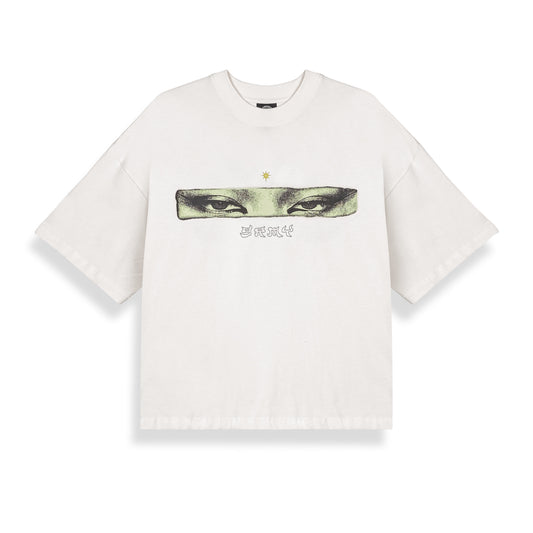 Camiseta Hans Island Boxy Off White