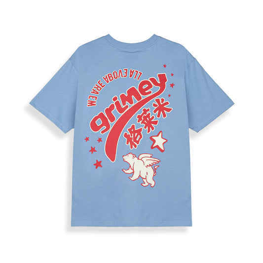 Camiseta Concreat Jungle Gé Lái Mi Blue