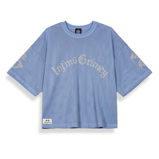 Camiseta Chief Watcher Mesh Boxy Light Blue