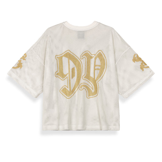 Camiseta Chief Watcher Mesh Boxy Off White