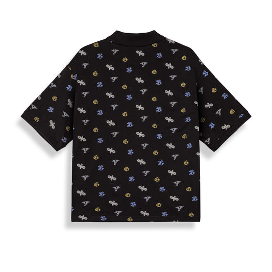 Polo Chief Watcher All Over Print Black