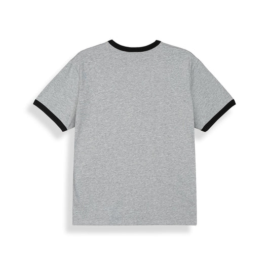 100 Miles Ringer Sport Graues T-Shirt