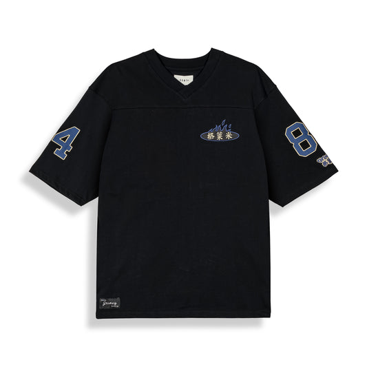 Camiseta Concreat Jungle V Neck Oversized Black