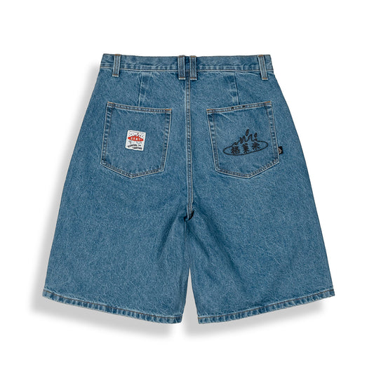 Pantalón Corto Concreat Jungle Washed Dark Blue