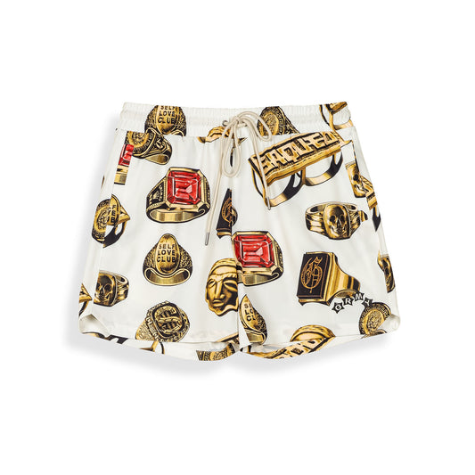 The Og Tour Off White Swimming Shorts