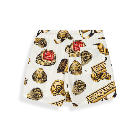 The Og Tour Off White Swimming Shorts