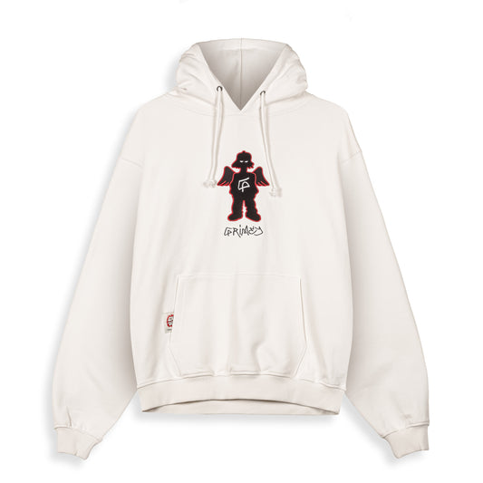 The Shelter We Burn So Sweet Boxy Off White Sweatshirt