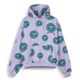 Sudadera Chief Watcher All Over Print Boxy Purple