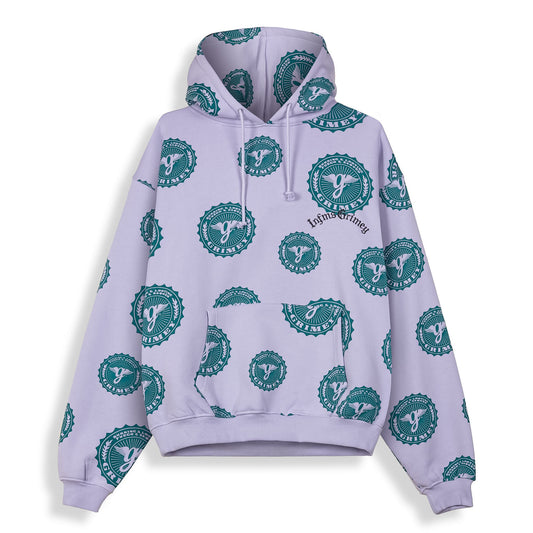 Sudadera Chief Watcher All Over Print Boxy Purple