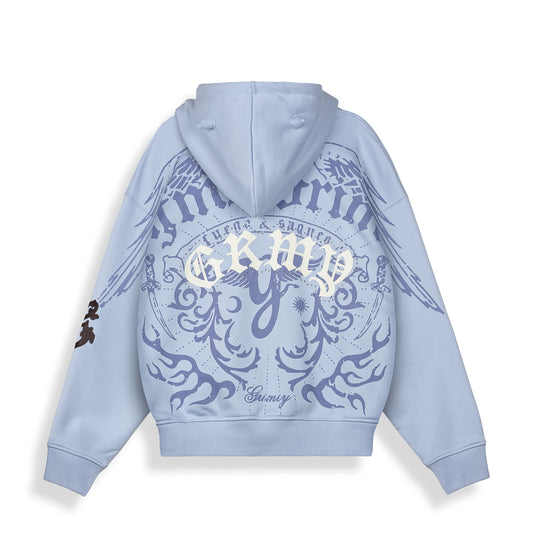 Sudadera Chief Watcher Zipper Light Blue