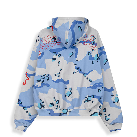 Sudadera Concreat Jungle All Over Print Boxy Blue Camo