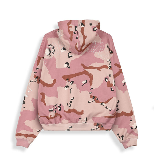 Sudadera Concreat Jungle All Over Print Boxy Pink Camo