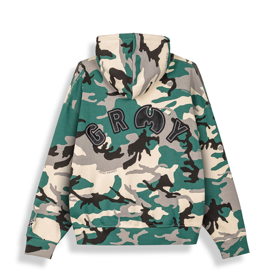 Sudadera Tical X Grimey Camo Regular Green Camo