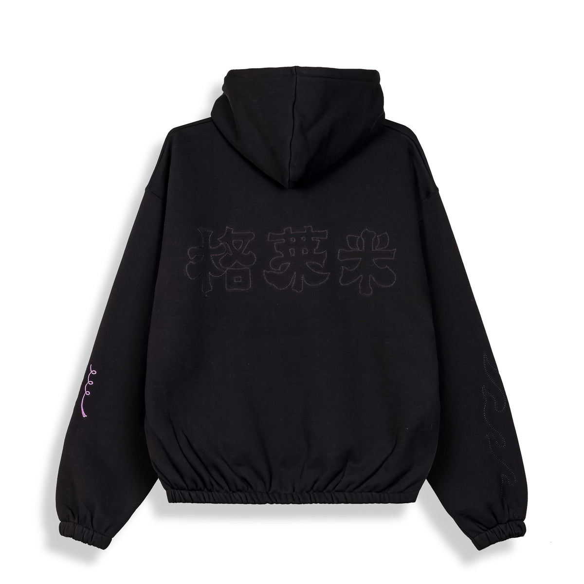 Sudadera gris oscuro Hans Island Boxy de Grimey, estilo oversize con capucha y diseño minimalista en la imagen.