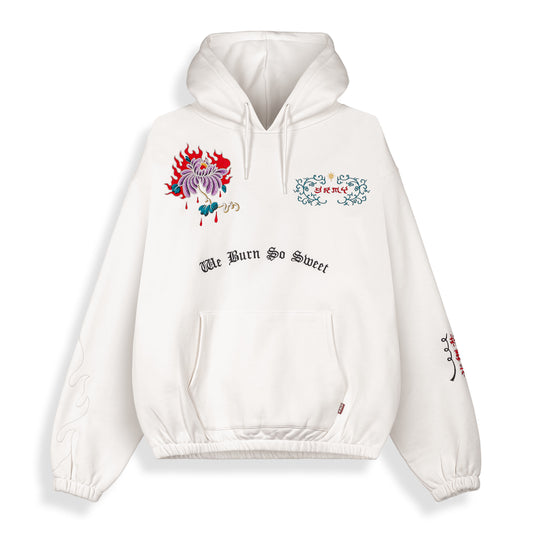 Sudadera Hans Island Boxy Off White