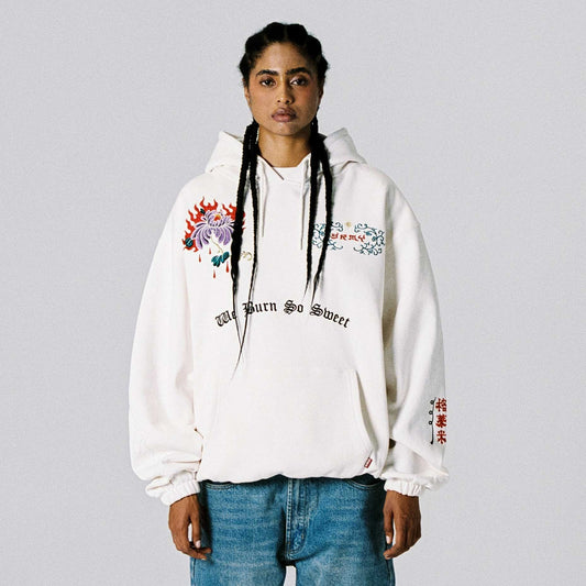 Sudadera Hans Island Boxy Off White
