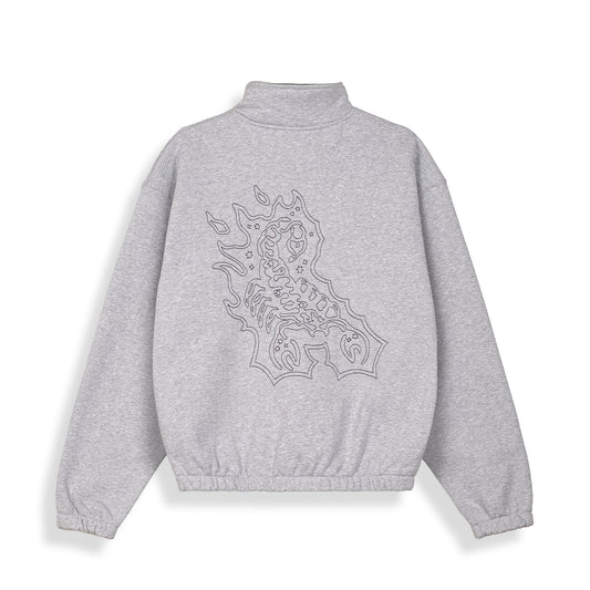 Chaqueta The Props Cotton Zip Sport Grey