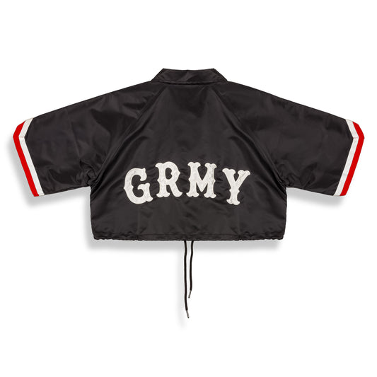 Grimey "The Loot" Short Sleeve Coach Jacket Black | Spring 21