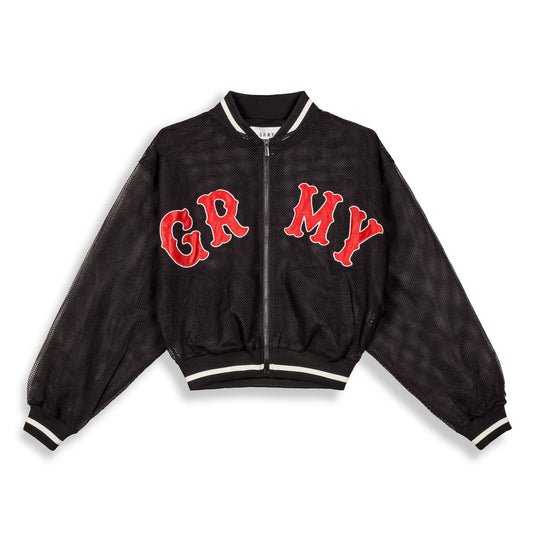 Chaqueta Chica Grimey "The Loot" Mesh - Black