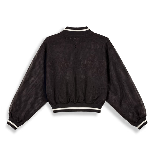 Chaqueta Chica Grimey "The Loot" Mesh - Black